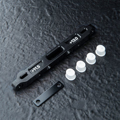 MST (#210731BK) RMX 4 Alum. Adjustable Lower Arm Mount Set (+11.5-13.0) - Black