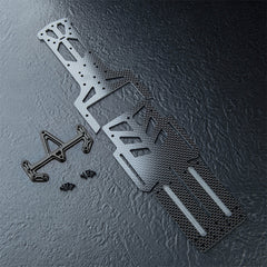 MST (#210737BK) RMX 4 Carbon Lightweight Adjustable Wheelbase Lower Deck - Black