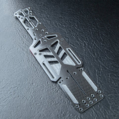 MST RMX 4 Carbon Lightweight Adjustable Wheelbase Lower Deck - Red