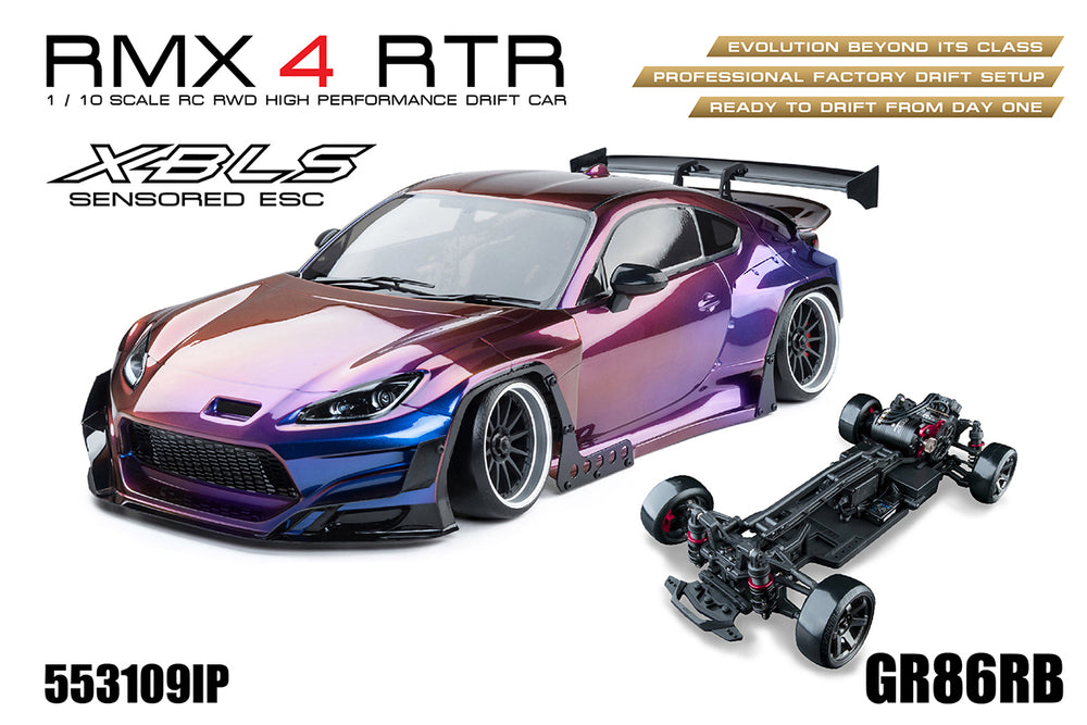MST (#553109IP) RMX 4 GR86RB (Iridescence Purple) RTR - 1/10 On Road Ready to Run RWD Drift Car