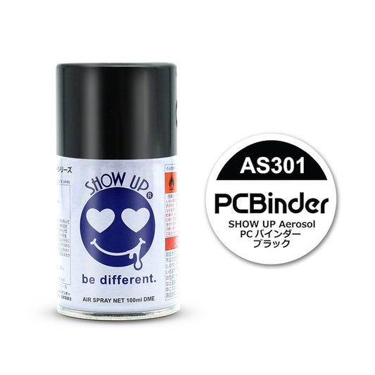 Show Up (#AS301) PCBinder Aerosol Spray Paint - Black
