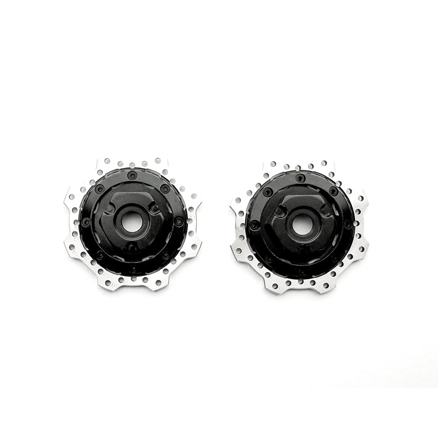 Rêve D (#D1-011RDR) RDX Alum. Brake Disk Rear Wheel Hub Set Type-R