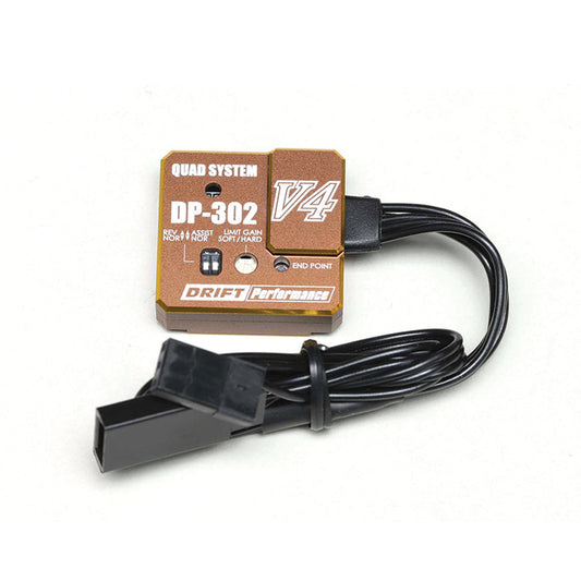 Yokomo (#DPP-302V4BZ) Drift Performance Gyro w/ End-point Adjustment - Bronze