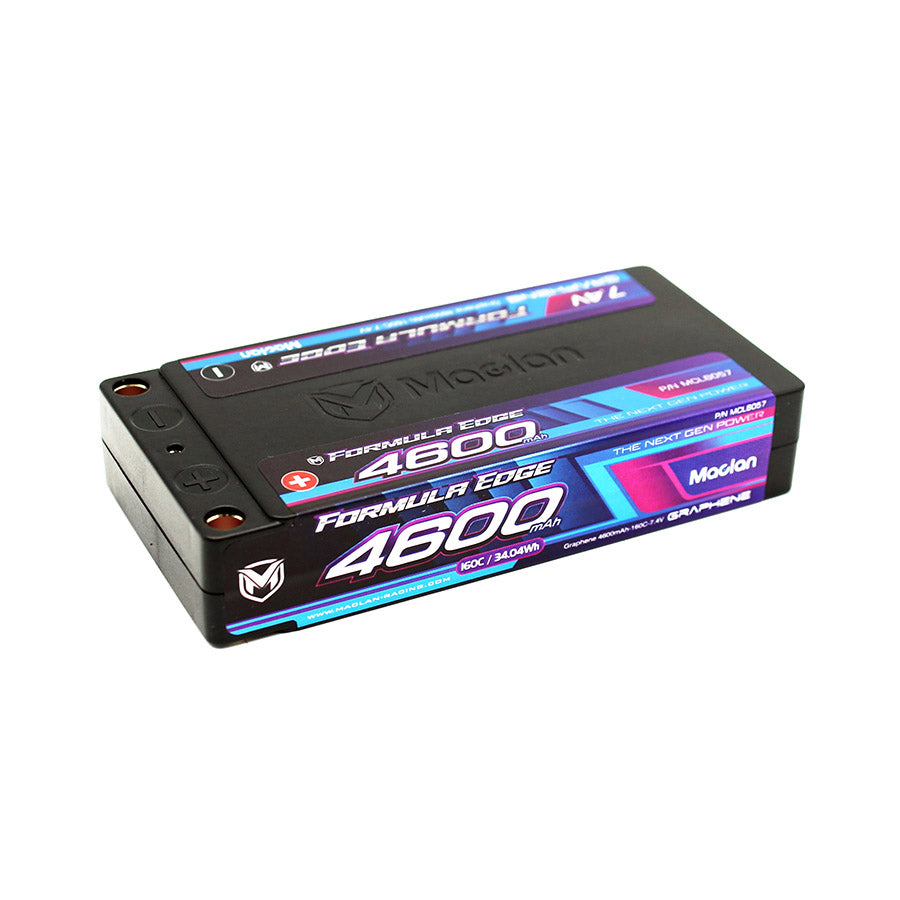 Maclan Racing (#MCL6057) Formula Edge 4600mAh 7.4V ULCG Shorty LiPo Battery