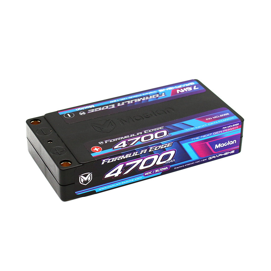 Maclan Racing (#MCL6068) Formula Edge 4700mAh 7.6V HV ULCG Shorty LiPo Battery