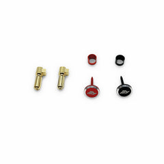 MRC Works EZ-Grip Battery Plugs 5mm - Black/Red