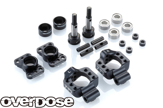 Overdose (#OD2279B) Aluminum Adjustable Rear Upright - Black