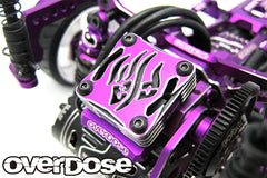 Overdose Alum. Cooling Fan Cover V2 30 x 30mm - Purple