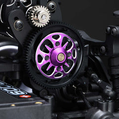 Yokomo Alum. Lightweight Spur Gear Hub - Purple