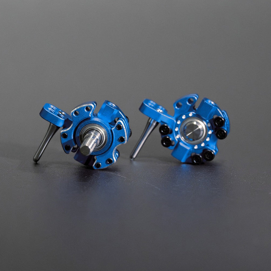 Rhino Racing (#RR-1405BL) SR Series Steering Blocks - Blue
