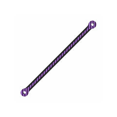 3Racing (#SAK-D645GA/PU) D6 Carbon Graphite Rear Body Post Stiffener Plate - Purple