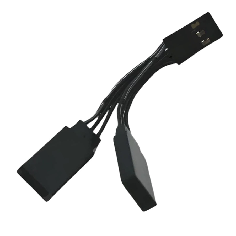 Topline (#TP-560) General Purpose 2-Way Extension Cable Sanwa Male / Futaba Female 30mm