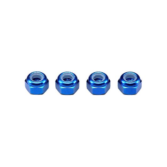 Yokomo (#ZC-N3A) 3mm Alum. Nylon Lock Nuts