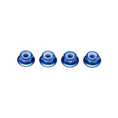 Yokomo 4mm Alum. Thin Flanged Nylon Lock Nuts
