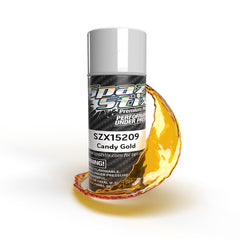 Spaz Stix (#SZX15209) Aerosol Spray Paint - Candy Gold
