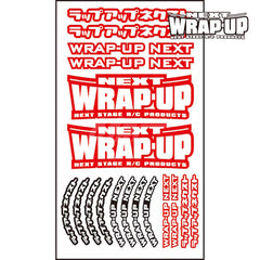 Wrap-Up Next (#0039-03) Logo / Tyre Sticker Type-A - Red