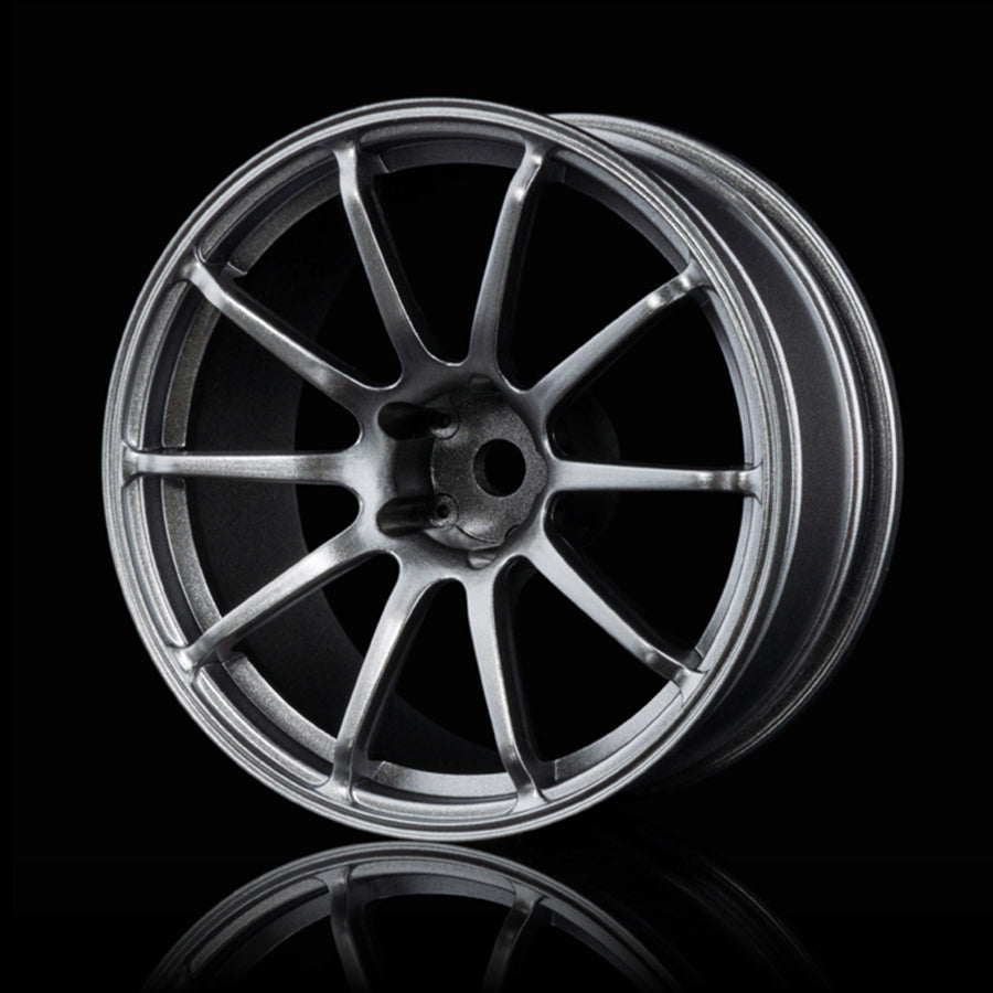 MST RS II Offset +7 Wheel Set - Paint Silver