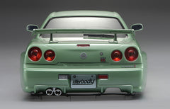 NISSAN SKYLINE BNR34 Body Set - Champagne Green
