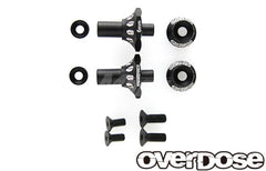 Overdose (#OD2718) Alum. One Piece Axle Shaft 6mm - Black