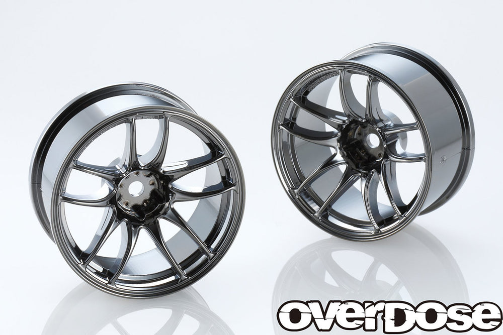 Overdose (#OD2835) WORK EMOTION CR Kiwami - Black Metal Chrome