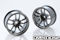 Overdose (#OD2835) WORK EMOTION CR Kiwami - Black Metal Chrome