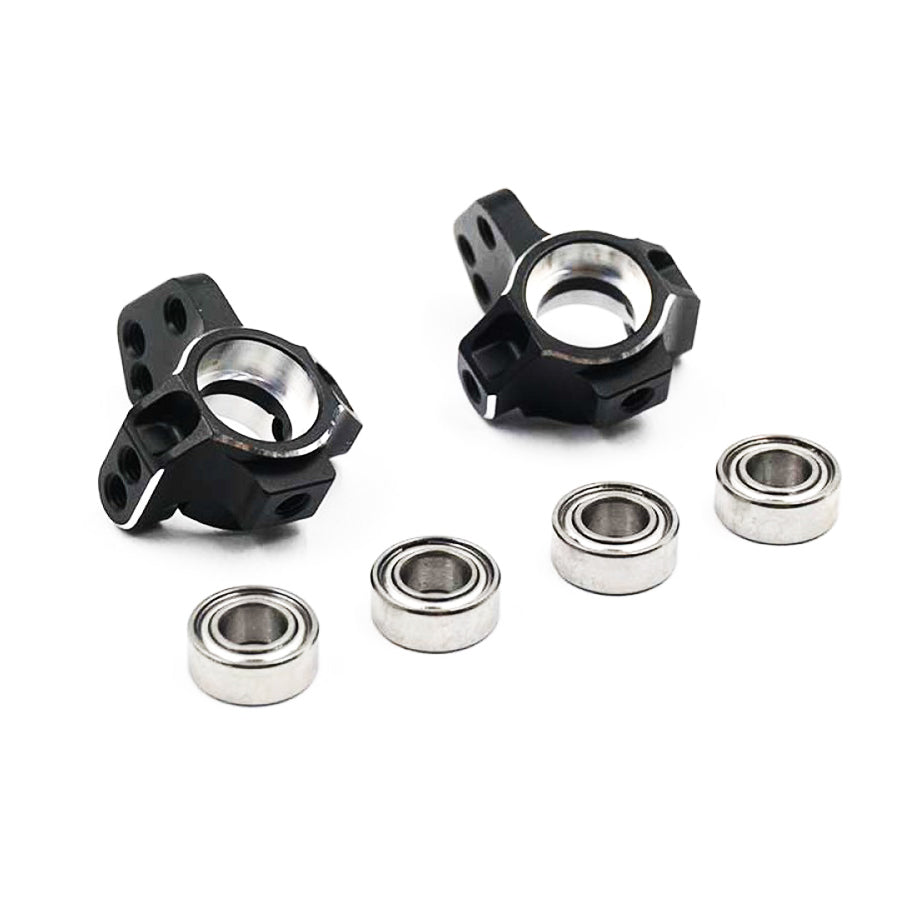 Yeah Racing (#SKD5-001BK) D5 Alum. 7075 High KPI Steering Suspension Knuckle