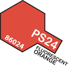 Tamiya PS-24 Fluorescent Orange Spray Paint