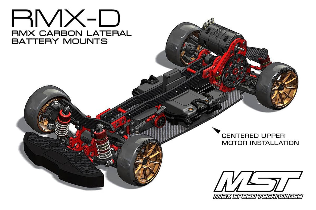 MST RMX Carbon Lateral Battery Mounts