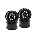 3Racing D5 Wheel Set - Black