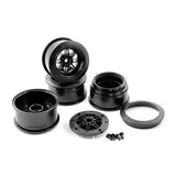 3Racing D5 Wheel Set - Black