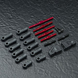 MST (#210658R) RMX 2.5 Turnbuckle Shaft Set - Red