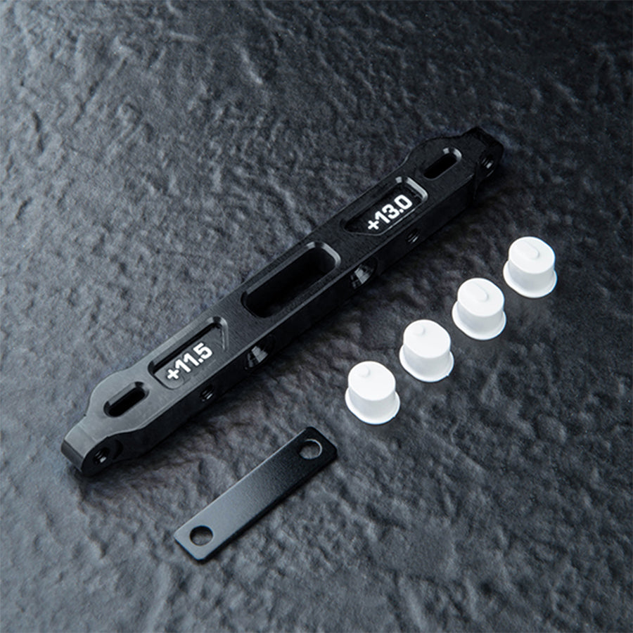 MST (#210731BK) RMX 4 Alum. Adjustable Lower Arm Mount Set (+11.5-13.0) - Black