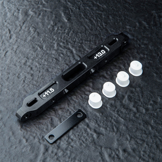 MST (#210731BK) RMX 4 Alum. Adjustable Lower Arm Mount Set (+11.5-13.0) - Black