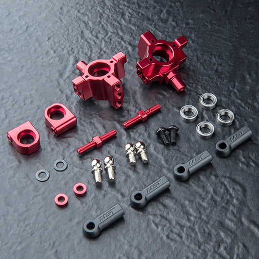 MST (#210740R) RMX 4 TMB Alum. Rear Hub Set - Red
