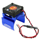 Eagle Racing Alum. Motor Heatsink w/ Fan - Blue