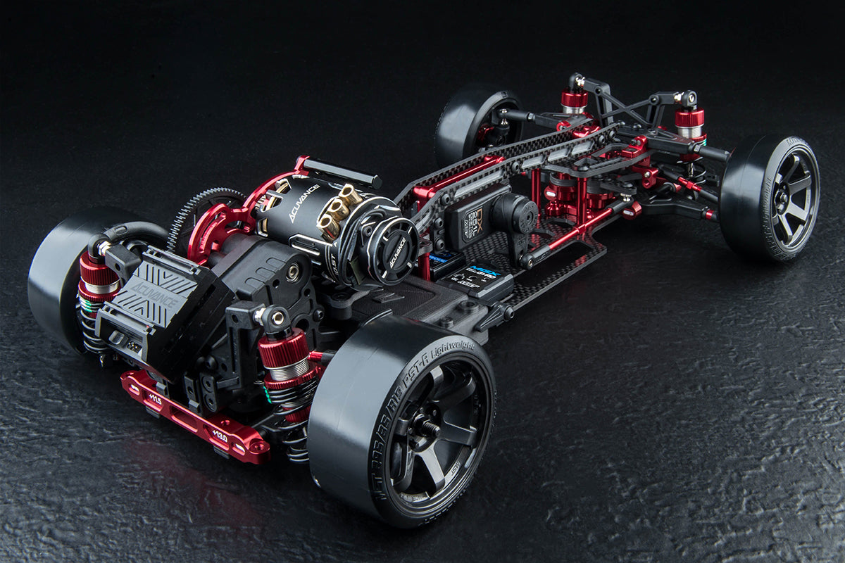 MST RMX 4 GT Competition RWD Drift Chassis Kit - Red