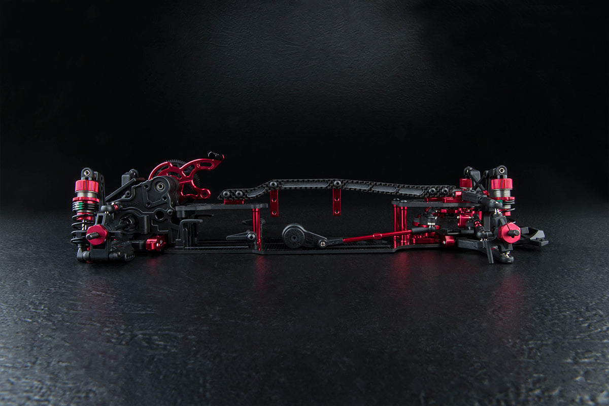 MST RMX 4 GT Competition RWD Drift Chassis Kit - Red