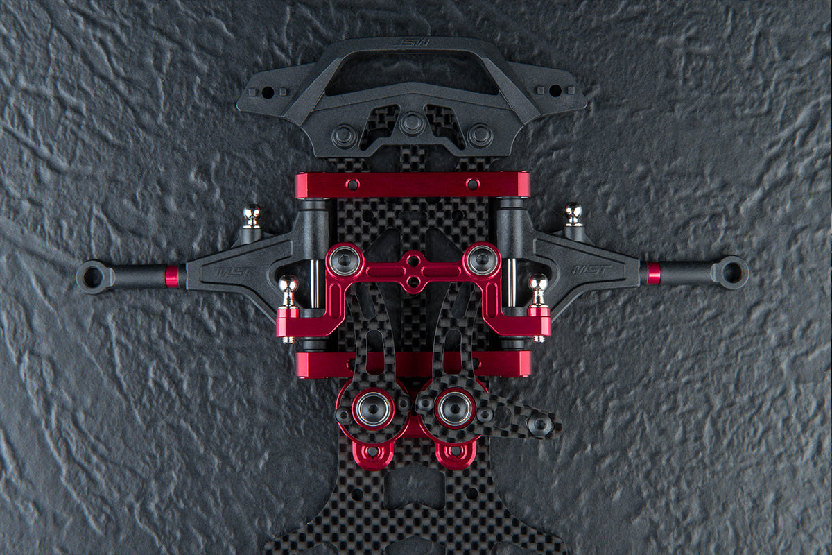 MST RMX 4 GT Competition RWD Drift Chassis Kit - Red