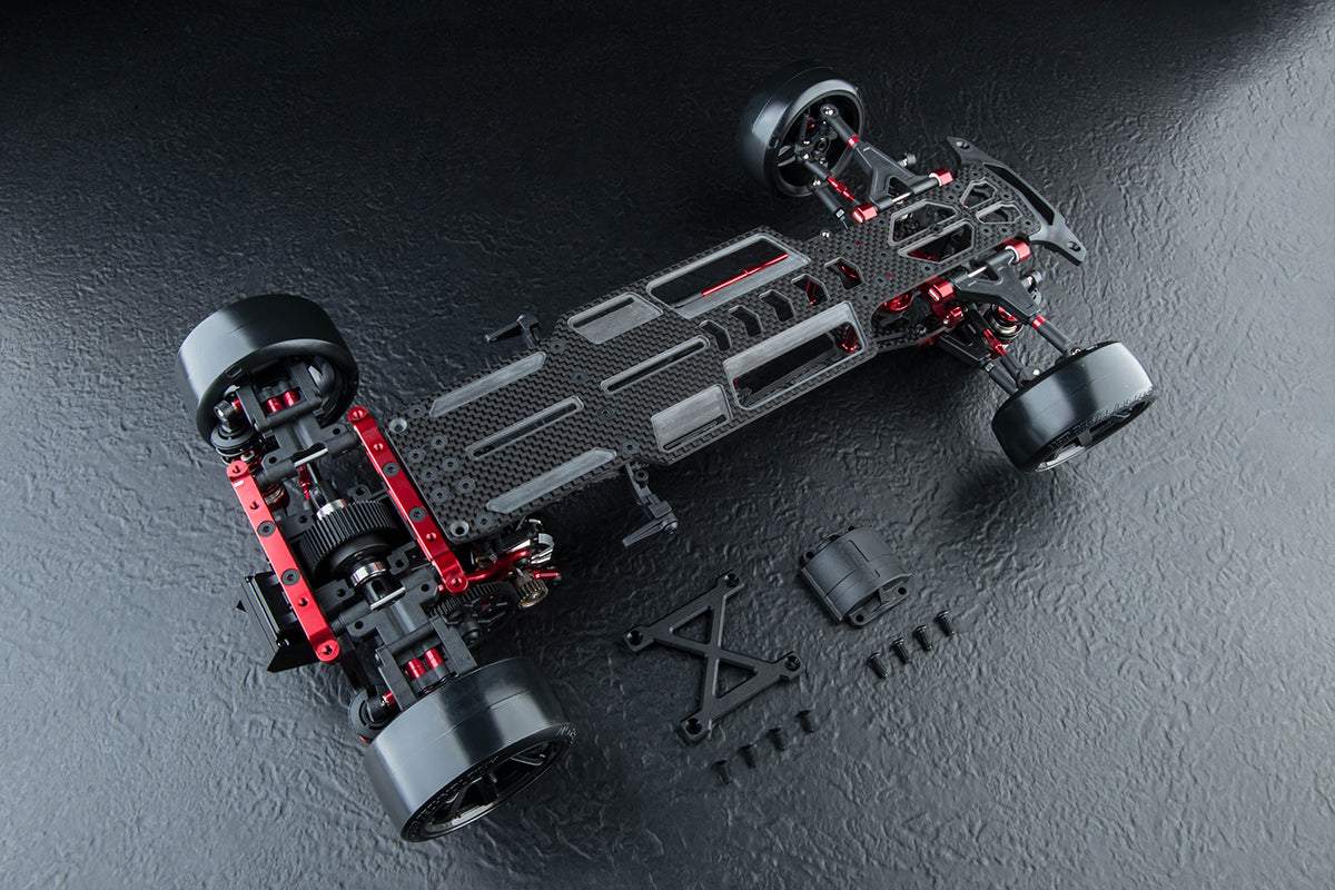 MST RMX 4 GT Competition RWD Drift Chassis Kit - Red