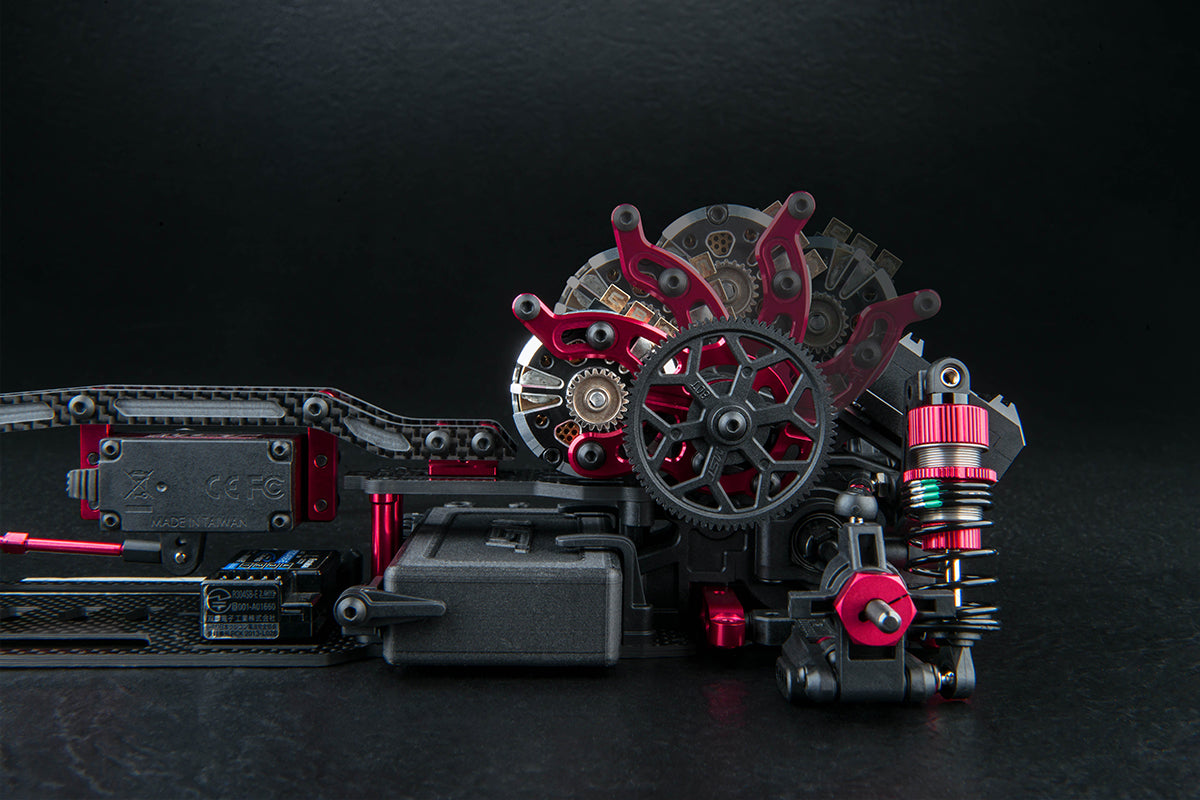 MST RMX 4 GT Competition RWD Drift Chassis Kit - Red