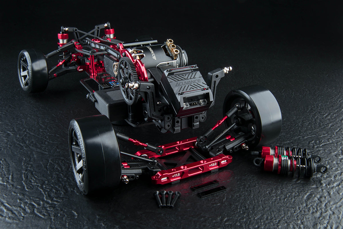 MST RMX 4 GT Competition RWD Drift Chassis Kit - Red