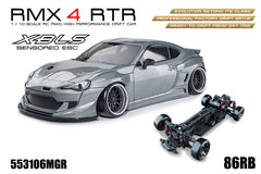 MST (#553106MGR) RMX 4 86RB (Metal Grey) RTR - 1/10 On Road Ready to Run RWD Drift Car