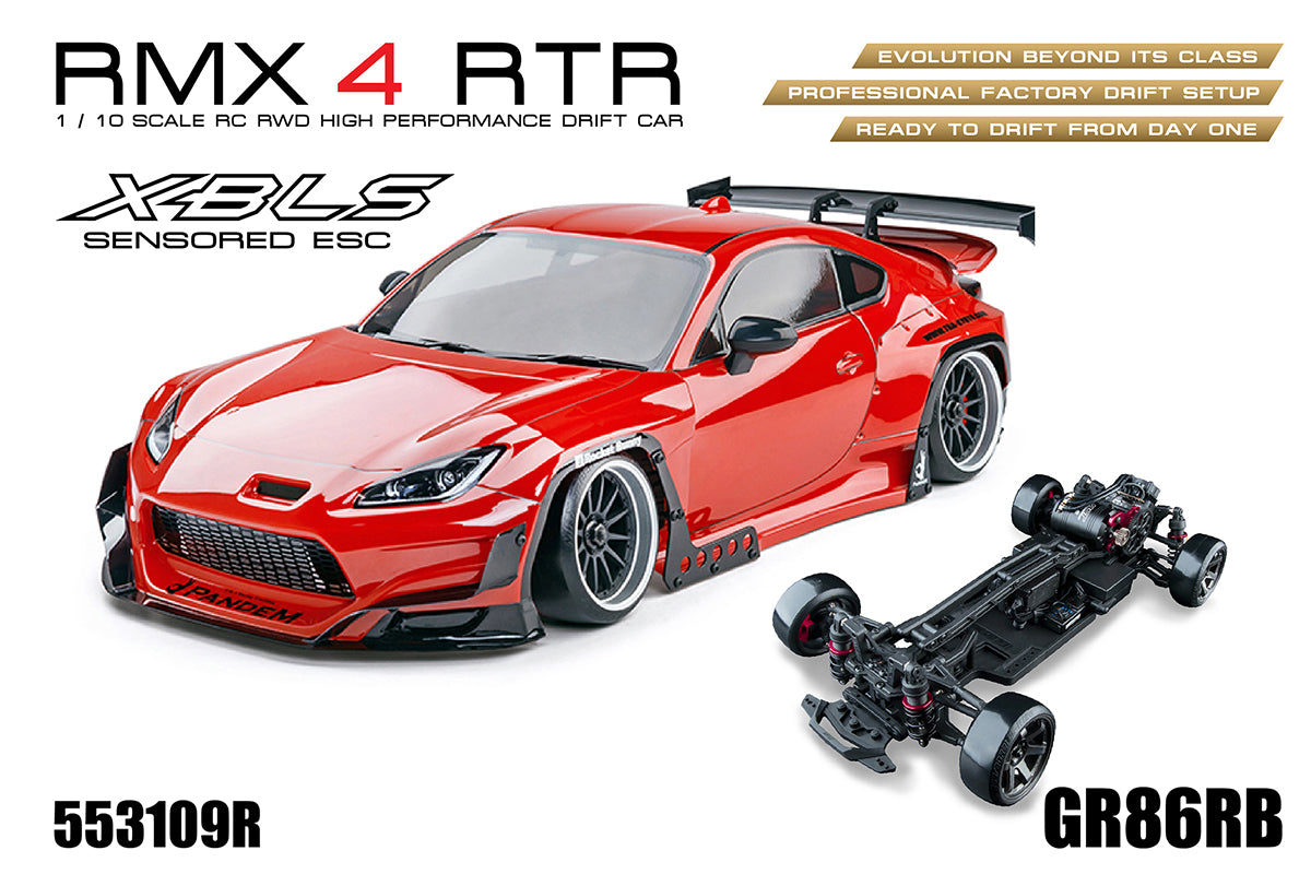 MST (#553109R) RMX 4 GR86RB (Red) RTR - 1/10 On Road Ready to Run RWD Drift Car