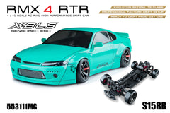 MST (#553111MG) RMX 4 S15RB (Mint Green) RTR - 1/10 On Road Ready to Run RWD Drift Car