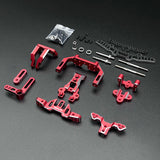 Team AD AD-XF Front Bulkhead Conversion Kit - Red