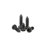 24KRC (#AF-SSPS1.5/3B) Stainless Steel Phillips Screws M1.5 X 3mm - Black