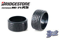 Buzz Break (#BB-RT-007) BRIDGESTONE POTENZA RE-71RS Drift Tyres 30mm