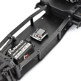 Rêve D RDX Black FRP Main Chassis & Side Deck Set