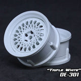 DE Mesh Wheel Set - Triple White