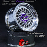 DE Mesh Wheel Set - Triple Chrome